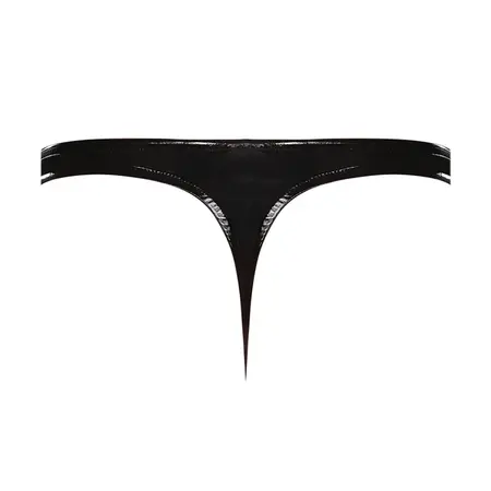 Male Power Liquid Onyx Classic Thong L Black Comfort Fit