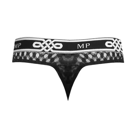 Male Power Lo Rise Thong S/M Crna - Niski Pojas Udoban Kroj