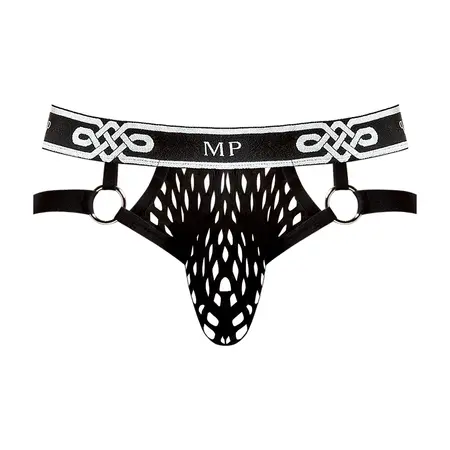 Male Power Jock Ring L/XL Crna - Comfort Elastic System
