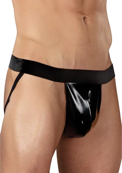 Male Power Liquid Onyx Jock S/M Black - Comfort Fit Sportswear