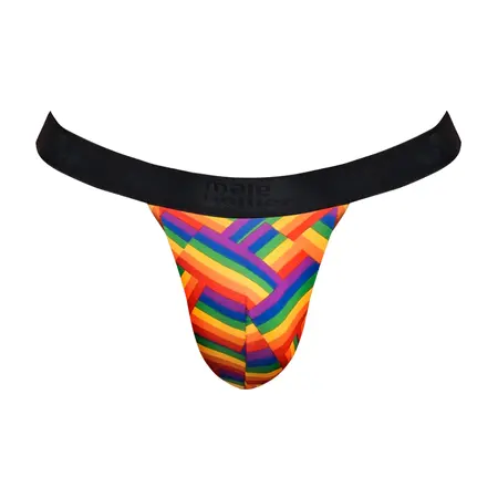 Male Power Pride Fest Jockstrap L/XL - Vibrant Low Rise Support