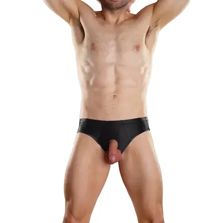 Male Power Extreme Jockstrap M Black - Double Hole Design