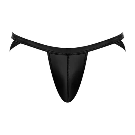 Male Power Cage Matte Strappy Support Jock L/XL Black