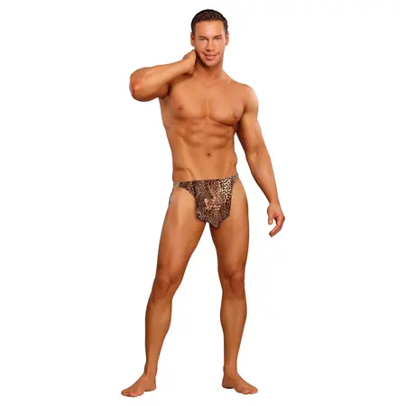 Male Power Tarzan Loincloth Thong - One Size, Animal Collection