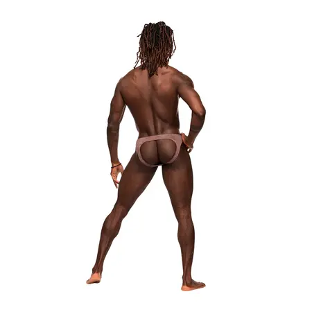 Male Power Moonshine Jock Brief L/XL Plava - Oblikovano prianjanje i otvorena leđa