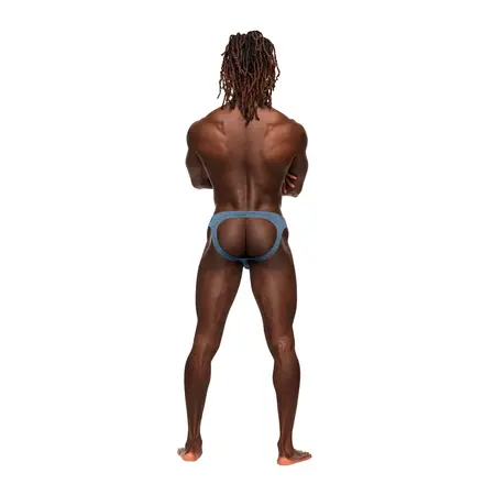 Male Power Moonshine Jock Brief L/XL Plavi - Nizak struk, konturni dizajn