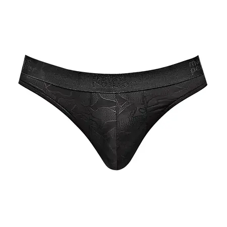 Male Power Impressions Moonshine Jock Brief S/M Black Comfort Fit