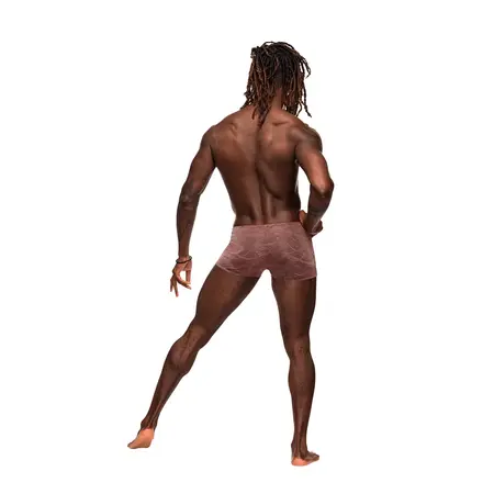 Male Power Inter-mingle Mini Short XL Mauve - Tehnički nizak struk dizajn