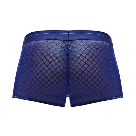 Male Power Mini Short L Navy - Diamond Mesh Comfort Fit Underwear