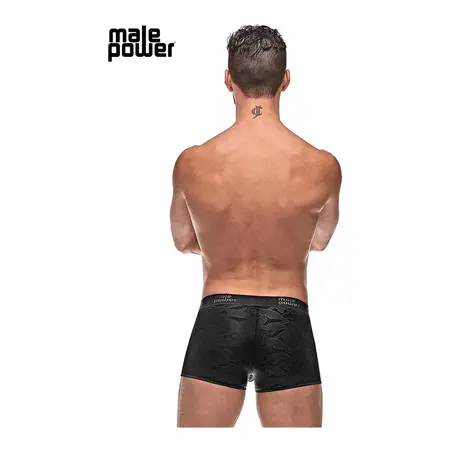 Male Power Impressions Mini Shorts S Crni - Udoban Kroj
