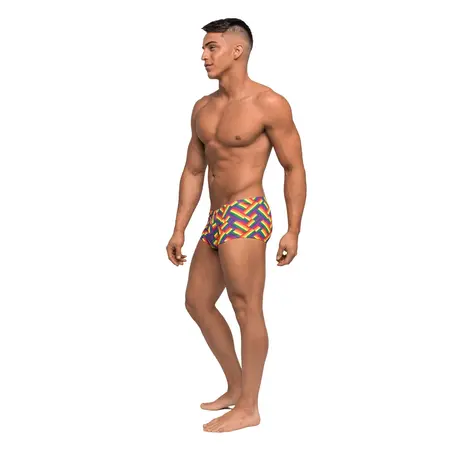 Male Power Mini Short M Pride Comfort Fit Low Rise Briefs