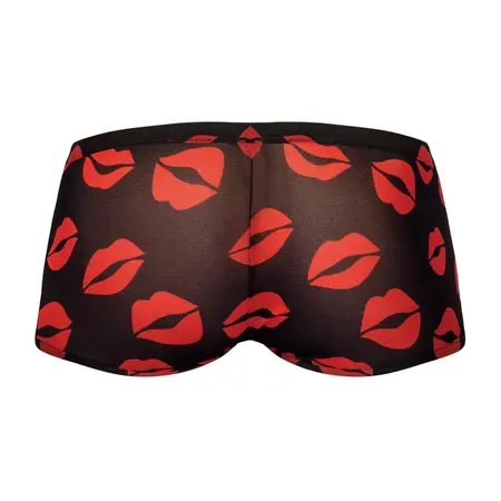 Male Power Kiss Me Mini Short S - Low Rise, High-Cut Comfort Fit