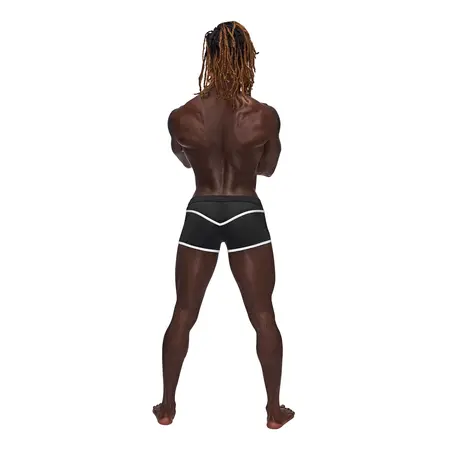 Male Power Sport Mesh Mini Short L Crni Atletski Dizajn