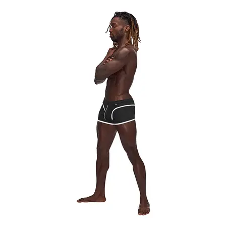 Male Power Sport Mesh Mini Short L Crni Atletski Dizajn