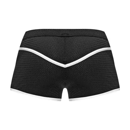Male Power Sport Mesh Mini Short L Crni Atletski Dizajn