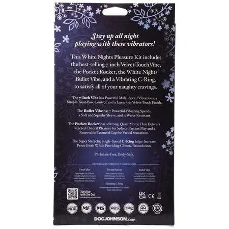 Doc Johnson Black Magic Intimate Set - 4-Piece Multi-Function Kit