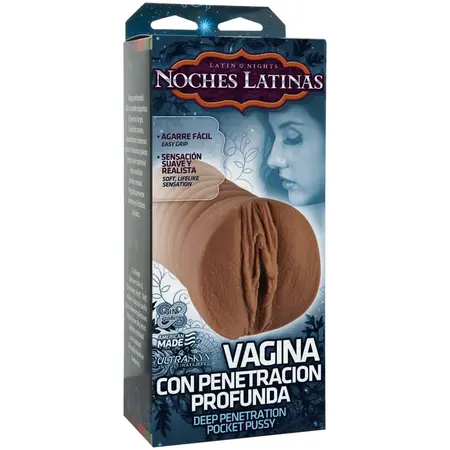 Doc Johnson Noches Latinas Amiga Para La Palma ULTRASKYN Caramel Model