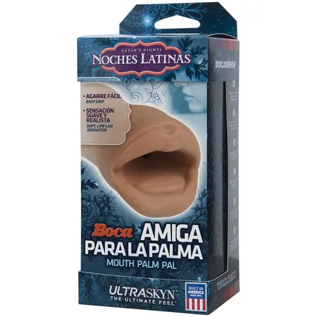 Doc Johnson Amiga Para La Palma ULTRASKYN Mouth Compact Intimate Device