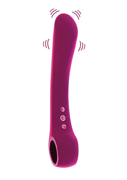 Vive Ombra Fleksibilan Vibrator Roze - Savitljiv, Ergonomski, Vodootporan