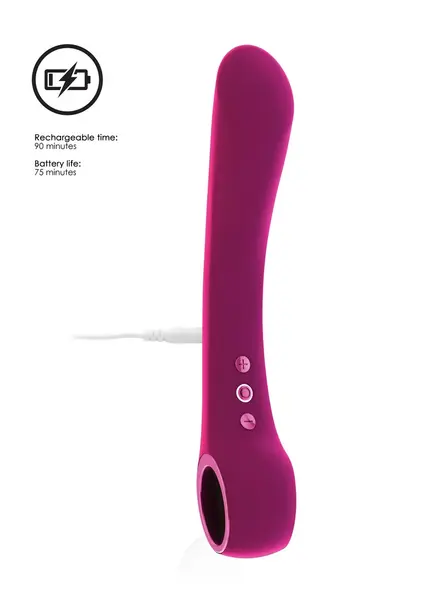 Vive Ombra Fleksibilan Vibrator Roze - Savitljiv, Ergonomski, Vodootporan