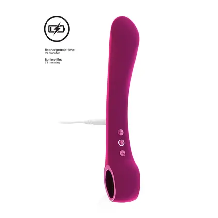 Vive Ombra Fleksibilan Vibrator Roze - Savitljiv, Ergonomski, Vodootporan