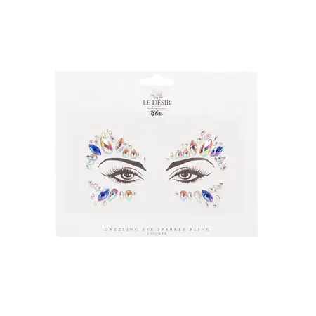 Dazzling Eye Sparkle Bling Sticker - Self-Adhesive Face Crystals