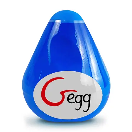 Gvibe G-Egg Blue Intimate Egg with Vibrating System, Reusable TPE