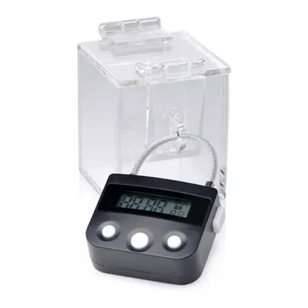 Master Series Deluxe Transparent Key Holder Case with Digital Timer Lock