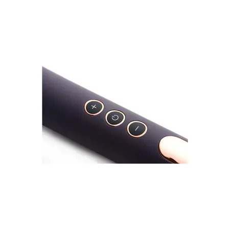 XR Brands Scepter Silicone Wand Massager Black Rechargeable Flexible