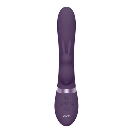 VIVE Taka Purple - Inflatable Multi-Motor Silicone Intimate Device