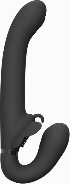 VIVE Satu Black - Pulse-Wave & Multi-Motor Intimate System, Strapless Design
