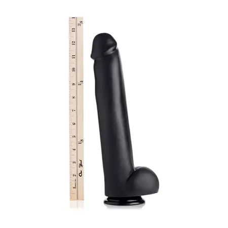 XR Brands The Master Crni Model sa Usisnom Bazom 30 cm