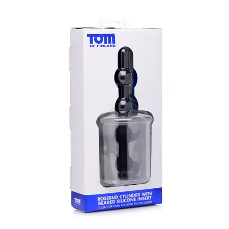XR Brands Rosebud Cilindrična Analna Pumpa sa Silikonskim Perlicama 4-Bulb Sistem