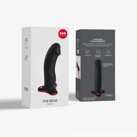Fun Factory The Boss Silicone Intimate Model Black 17.9cm