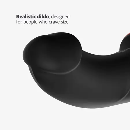 Fun Factory The Boss Silicone Intimate Model Black 17.9cm