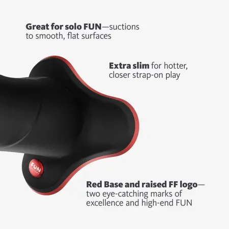 Fun Factory The Boss Silicone Intimate Model Black 17.9cm