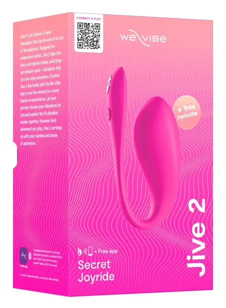 We-Vibe Jive 2 Pink Remote & App-Controlled Silicone Intimate Device