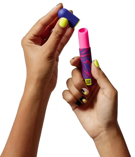 ROMP Lipstick Air Pulse Kompaktni intimni uređaj, vodootporan, roze