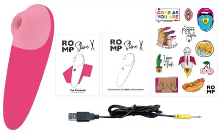 ROMP Shine X Air Pulse tehnologija intimni uređaj vodootporan ljubičasti