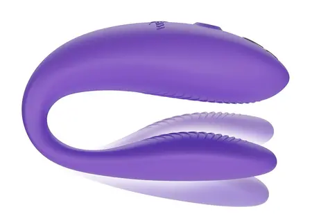 We-Vibe Sync Go ljubičasti – dvostruki nosivi vibrator, kontrolisan aplikacijom, silikon