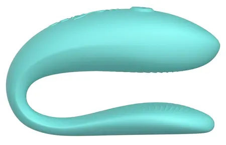 We-Vibe Sync Lite Aqua nosivi uređaj za parove, kontrolisan aplikacijom, plavi