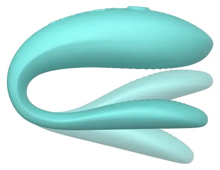 We-Vibe Sync Lite Aqua nosivi uređaj za parove, kontrolisan aplikacijom, plavi