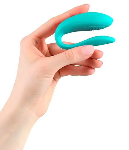 We-Vibe Sync Lite Aqua nosivi uređaj za parove, kontrolisan aplikacijom, plavi