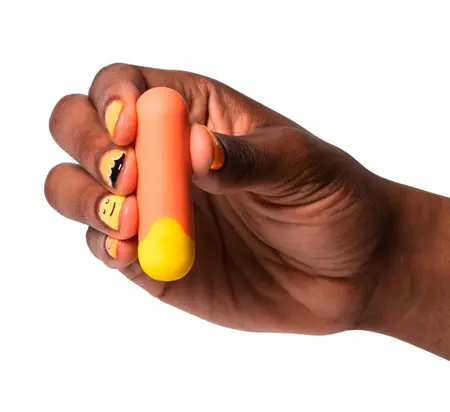 ROMP Riot Mini vibrator kompaktni punjivi silikonski 7cm žuti
