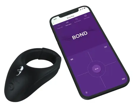 We-Vibe Bond Tease Us Adjustable Vibrating Ring Set - Black, 2 Pieces