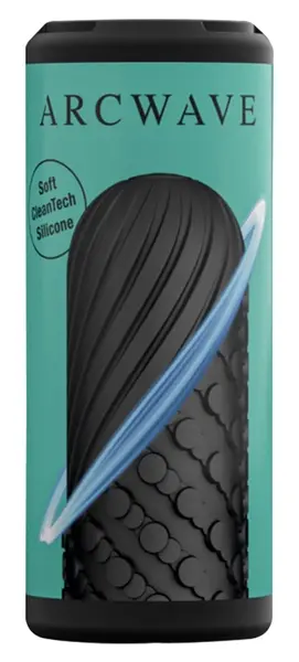 Arcwave Ghost crni intimni rukav CleanTech silikon 10 cm