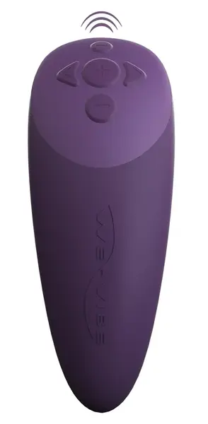 We-Vibe Chorus Intimate Device Purple, Biofeedback Remote, Waterproof