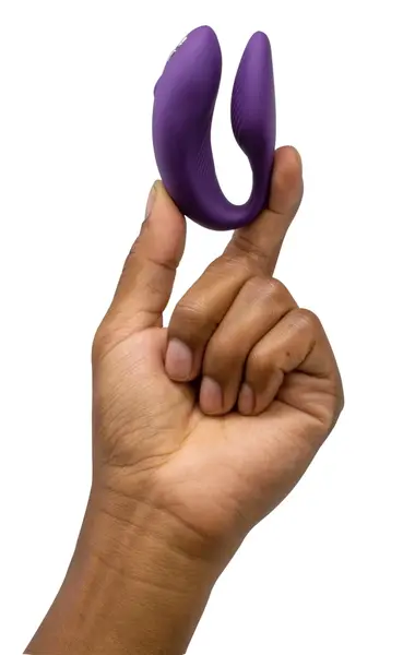 We-Vibe Chorus Intimate Device Purple, Biofeedback Remote, Waterproof