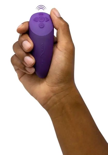 We-Vibe Chorus Intimate Device Purple, Biofeedback Remote, Waterproof