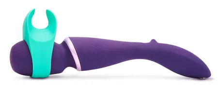 We-Vibe Wand Cordless Massager with App Control & Attachments, Purple